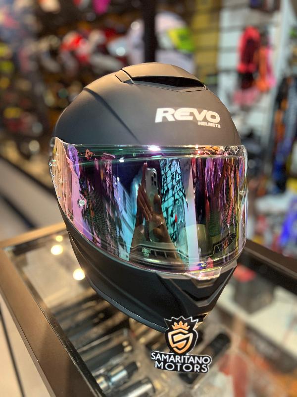 CASCO REVO CON VISOR ROSADO