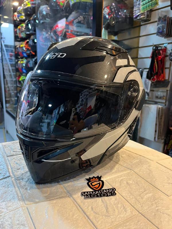 Foto adicional de CASCO XECURO XR920 ABATIBLE LORE GRIS