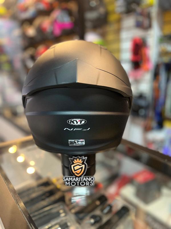 Foto adicional de CASCO KYT NEGRO MATE OPEN FACE