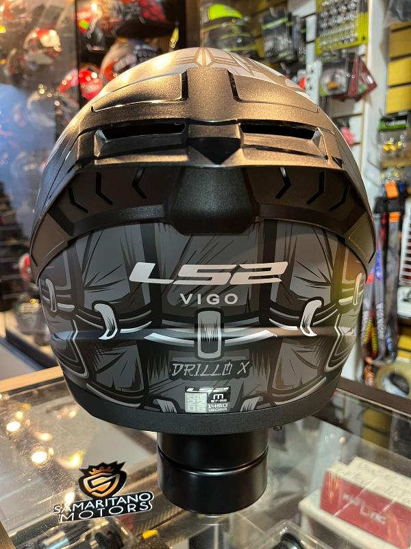 Foto adicional de CASCO INTEGRAL LS2 FF810 DRILLOX GRIS MATE  