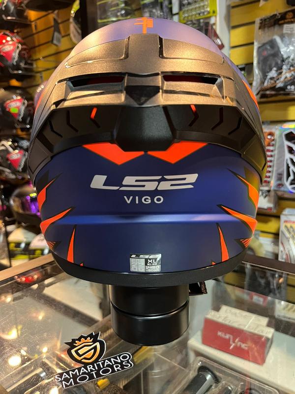 Foto adicional de CASCO INTEGRAL LS2 FF810 FLIGHT AZUL CON NARANJA