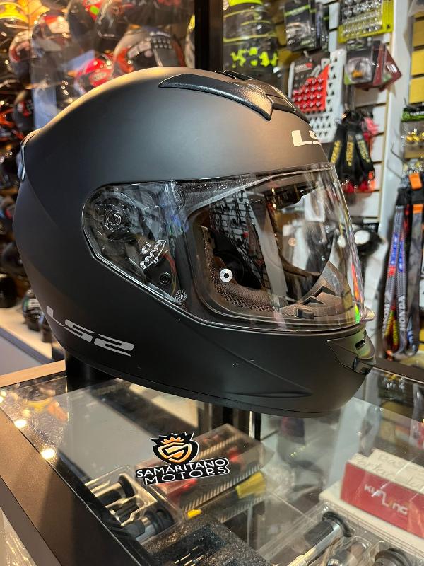 Foto adicional de CASCO INTEGRAL LS2 ROOKIE NEGRO MATE