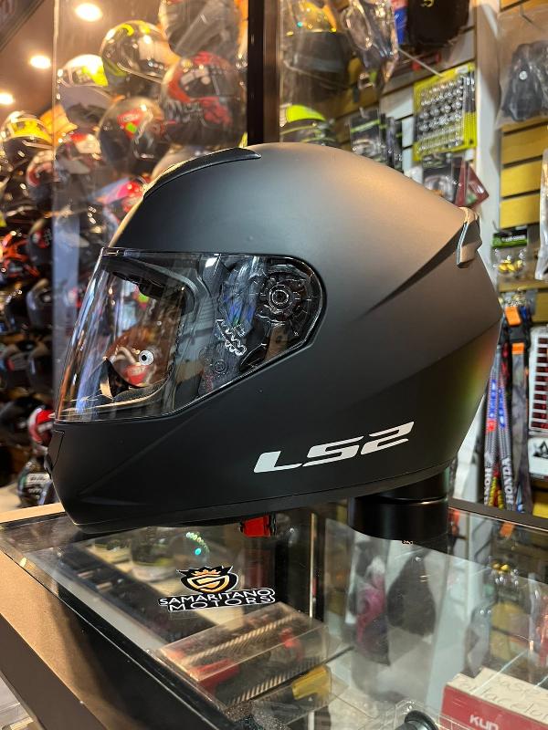 CASCO INTEGRAL LS2 ROOKIE NEGRO MATE