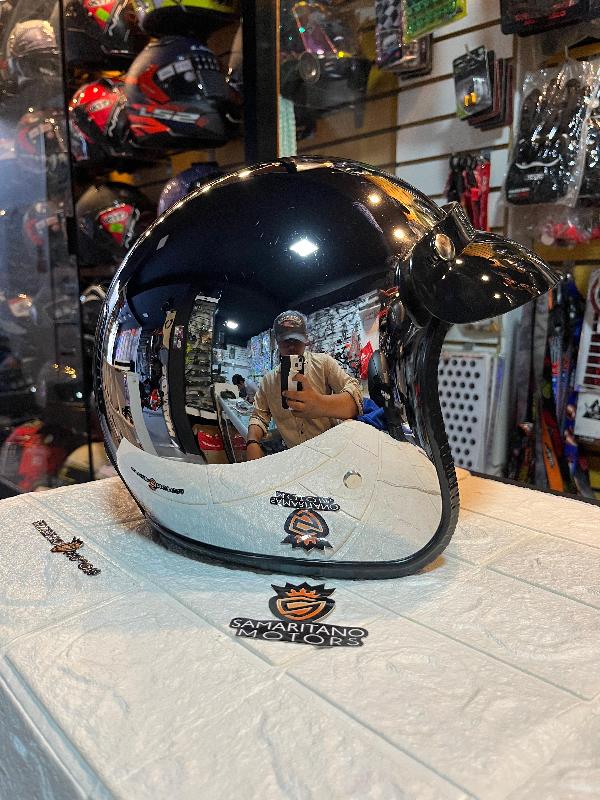 Foto adicional de CASCO VINTAGE ROYAL M2 ESPEJO